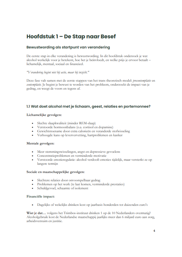 Leven Zonder Alcohol - Praktisch Stappenplan voor Duurzame Verandering