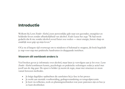 Leven Zonder Alcohol - Praktisch Stappenplan voor Duurzame Verandering